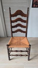 4 sedie legno massello