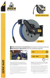 Avvolgitubi Zeca completi di Tubi alta pressione