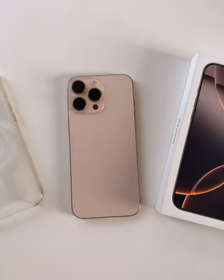 IPHONE 16 pro max 256 gb sabbia titanio