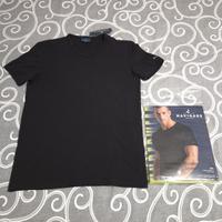 T-shirt Navigare (size 4/M) scollo a V nero cotone