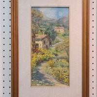 Gianfranco Campestrini, Quadro Masonite Paesaggio