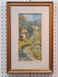 Gianfranco Campestrini, Quadro Masonite Paesaggio