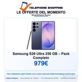 Samsung Galaxy S26 Ultra 12/256GB Nuovo