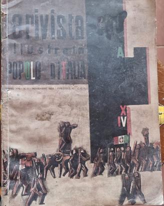  RIVISTA ILLUSTRATA POPOLO D'ITALIA 1935 N.11 XIV