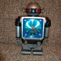 Robot radio sveglia vintage 70