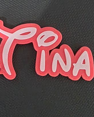 portachiavi con nome personalizzati