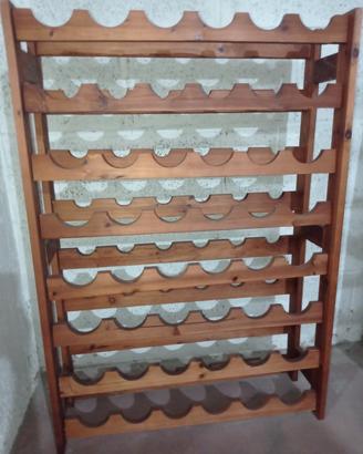 Cantinetta Portabottiglie in legno 48 bottiglie