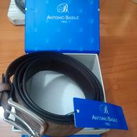 cintura in pelle Antonio Basile con confezione 