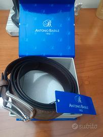 cintura in pelle Antonio Basile con confezione 