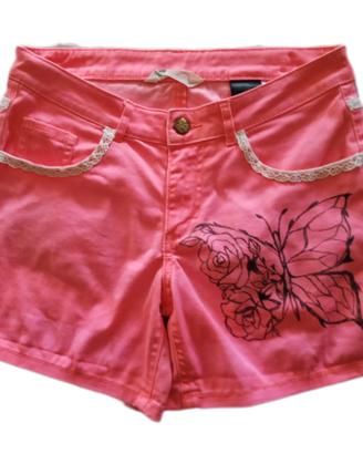 Shorts rosa personalizzati 