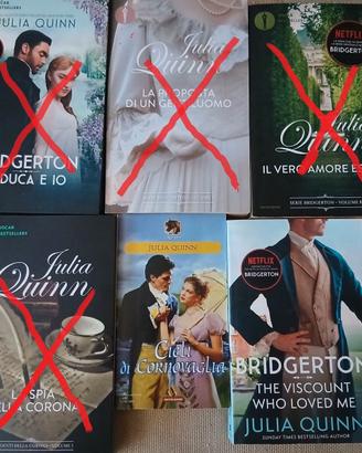 Lotto romance Bridgerton e altre Quinn