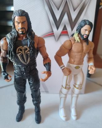 wwe wrestling Mattel Seth Rollins e Roman reigns