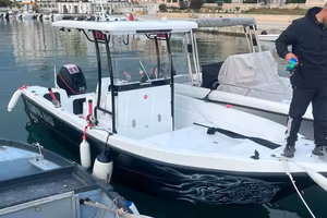 Barca open 7mt con motore 225cv e carrello
