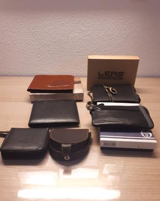 Portafogli, portamonete e bustina portachiavi uomo