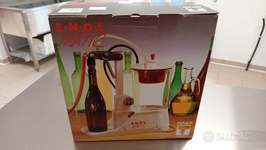 Riempitrice enolomatic con becco in acciaio inox