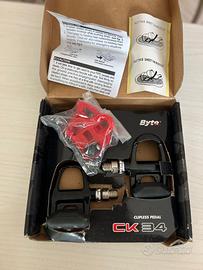 pedali completi di tacchette NUOVI Byte CK34