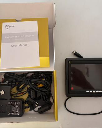 Monitor TFT LCD da 7” per auto/camion/camper