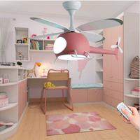 Ventilatore/Lampadario a forma di elicottero