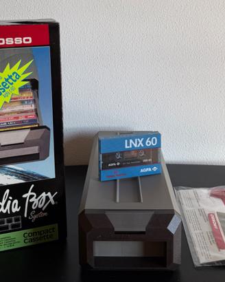 POSSO Media Box Vintage Cassette Fondo Magazzino