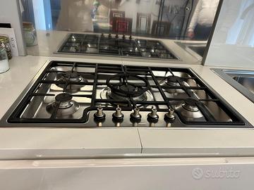 Piano cottura SMEG a gas - 5 fuochi 72x51