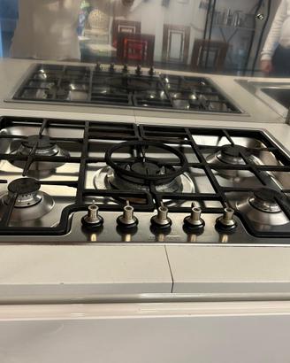 Piano cottura SMEG a gas - 5 fuochi 72x51