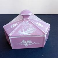 Scatola vintage ceramica Deruta,