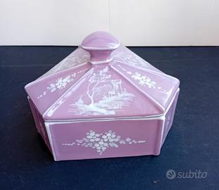 Scatola vintage ceramica Deruta,