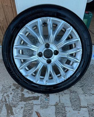 gomme +cerchi 500 fiat