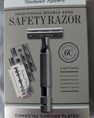 Rasoio Rockwell 6c Gunmetal 