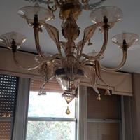lampadario murano primi del novecento sciolari