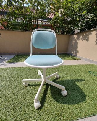 Sedia da scrivania per bambini IKEA ÖRFJÄLL bianco