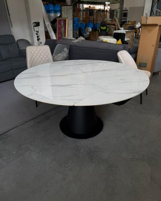 Tavolo allungabile in ceramica