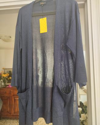 Luisa Spagnoli Cardigan lungo in viscosa
