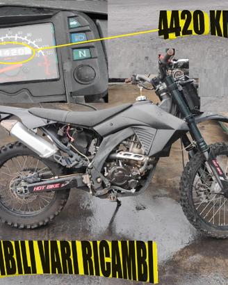 HOT BIKE 250 RX CROSS ANNO 2010 x RICAMBI