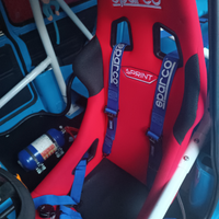 Sedile sparco sprint rosso omologato 2026
