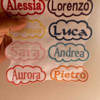 patch ricamata personalizzata 