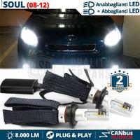 Luci full led h4 canbus per kia soul 1 6500k 8000l