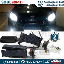 Luci full led h4 canbus per kia soul 1 6500k 8000l