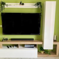 Soggiorno parete TV + madia