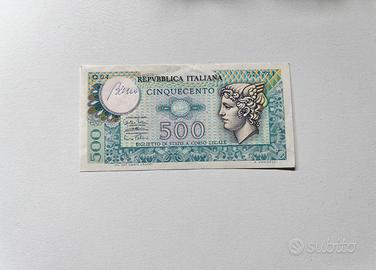 500 Lire di carta