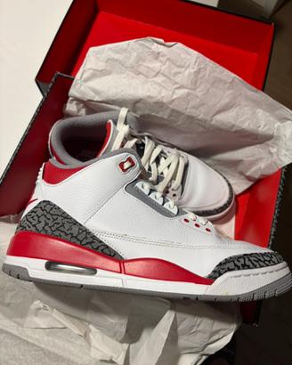 Air Jordan 3 Retro white red black