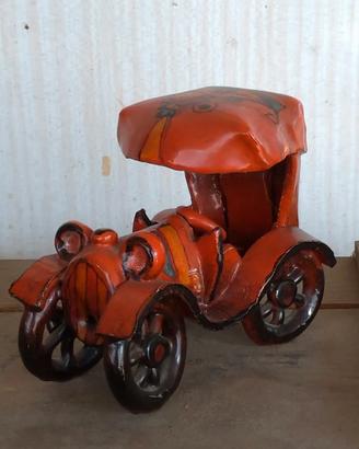 Verzolini Majolica 1970 Scultura Ceramica Macchina