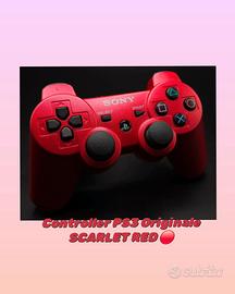 Controller Dualshock3 Ps3 Scarlet Red 🔴