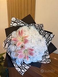 Bouquet di rose eterne