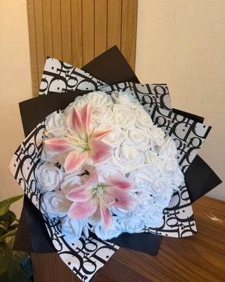 Bouquet di rose eterne