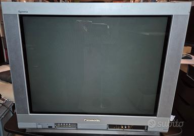 CRT TV Quintrix 29 Panasonic Retrogames (Leggere) 