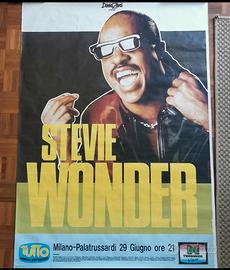 Poster Originale Stevie Wonder - 1989 - 100x140