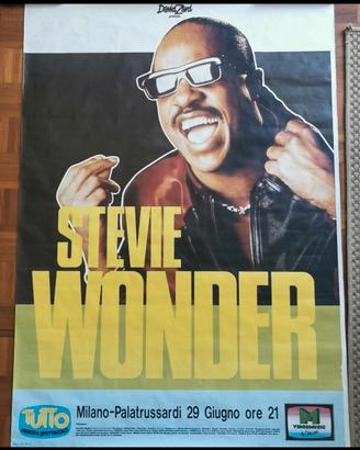 Poster Originale Stevie Wonder - 1989 - 100x140