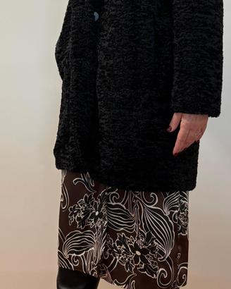 cappotto eco pelliccia 