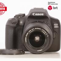 Canon EOS 2000D + EF-S 18-55 F3.5-5.6 IS II